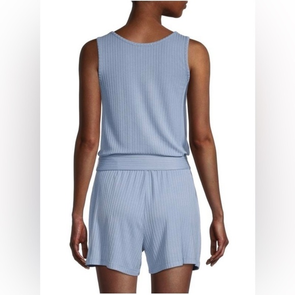 Design History Ribbed Belted Romper - Picture 2 of 8